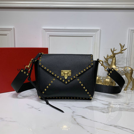 2019 Valentino Rockstud Hype Shoulder Bag in Grainy Calfskin [038001 ...