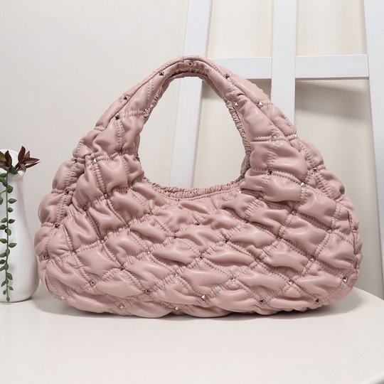 2020 Valentino SpikeMe Hobo Bag in Pink Nappa Leather [1699B] - $299.78 ...