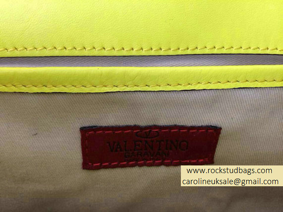 Valentino Chain Shoulder Bag Yellow