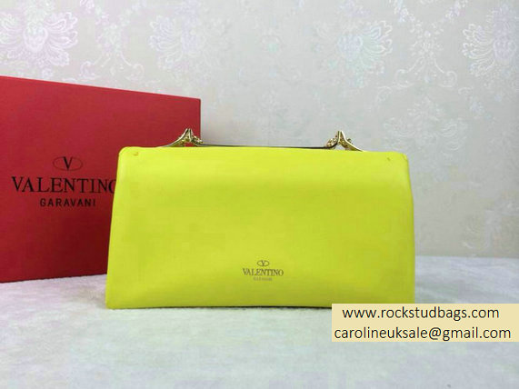 Valentino Chain Shoulder Bag Yellow