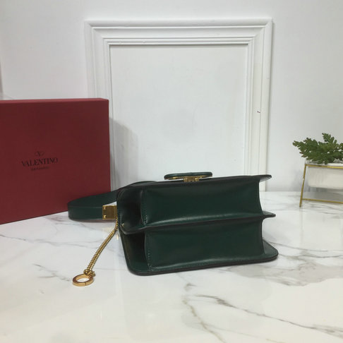 2019 Valentino VSLING Shoulder Bag in Green Leather [0007C] - $275.31 ...