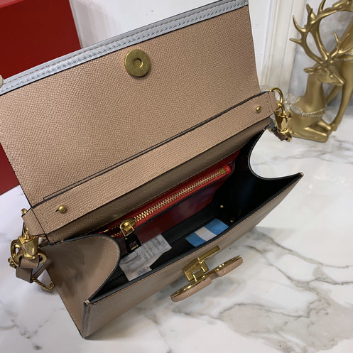 2019 Valentino Small Vsling Handbag in Grainy Calfskin Leather [002505 ...