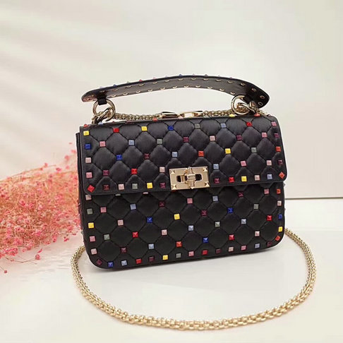 valentino multicolor rockstud bag